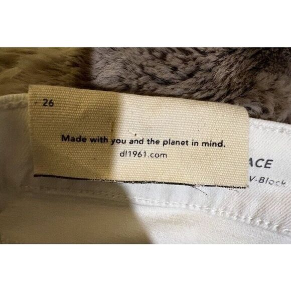 NWT DL1961 Florence Maternity White Cropped Instasculpt Skinny Jeans—$179–Sz 26 - Picture 12 of 16